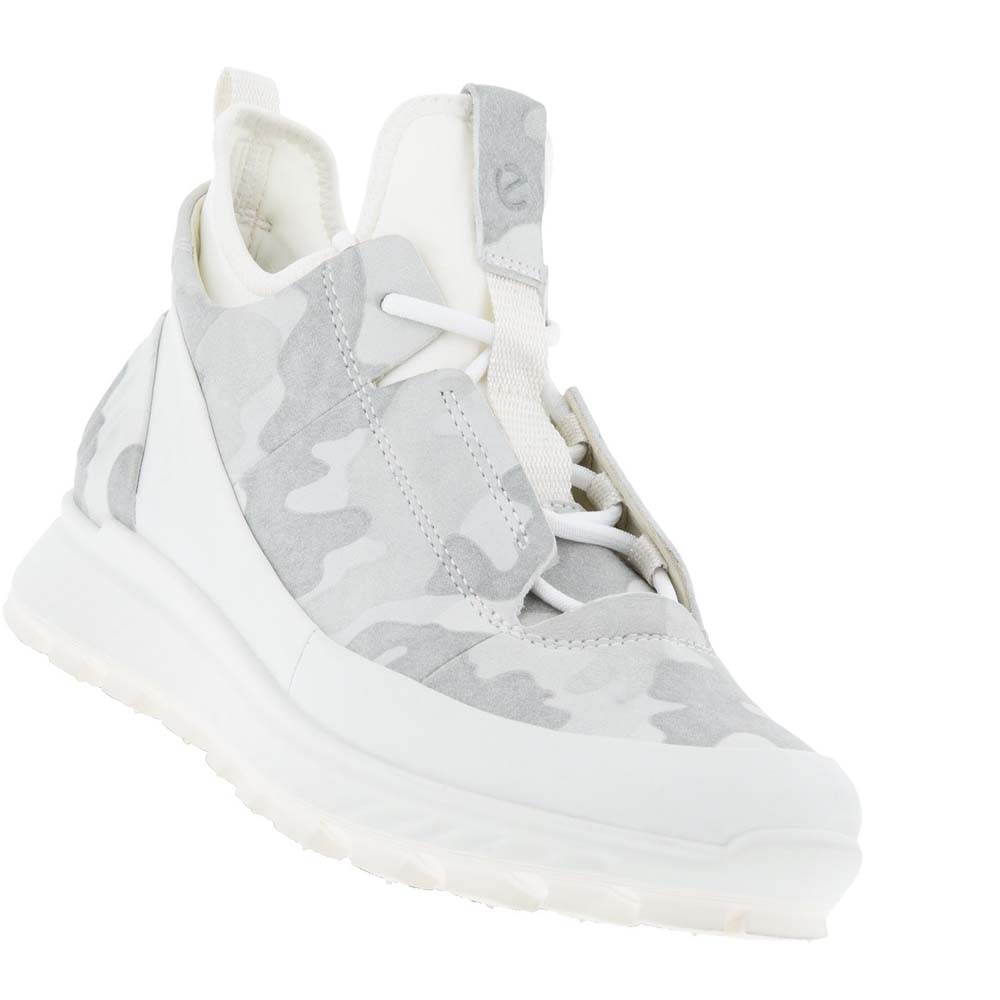 Women's Ecco Exostrike Low Sneakers White | USA 221MQZ